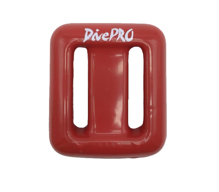DivePRO 1.5kg Red PVC Coated Dive Lead Weights